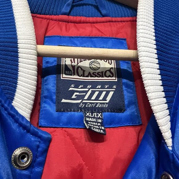 New Jersey Nets Hardwood Classics Satin Jacket Adult XL - Picture 4 of 5